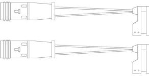 FREN IKAZ KABLOSU ON MERCEDES-BENZ SPRINTER  - DELPHI LZ0190