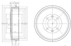ARKA FREN KAMPANASI P306-P405-P406-XSARA-C15- - DELPHI BF169