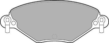 ON FREN BALATASI CITROEN C5 1.6HDI 1.8 16V 2 - DELPHI LP1654