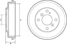 Arka Fren Kampanasi Fiesta Vi 08-12 - DELPHI BF525