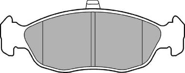 FREN BALATASI ON CITROEN SAXO 1.1/1.4/1.6/1. - DELPHI LP1597