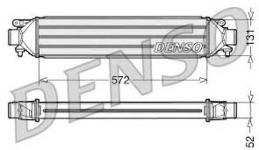TURBO RADYATORU INTERCOOLER FIAT DOBLO 1.3  - DENSO DIT09107