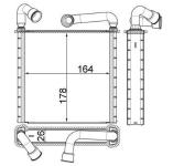 KALORIFER RADYATORU-DENSO TIP VW CRAFTER 1 - MAHLE AH253000S