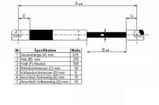 BAGAJ AMORTISORU FIESTA 98 D0083 - DESPA D00028.5-2