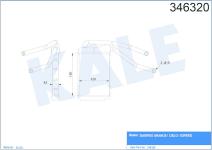KALORIFER RADYATORU BRAZING DAEWOO ESPERO/CIEL - KALE 346320