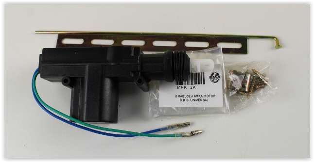 MERKEZI KAPI KILIT MOTORU 2 KABLOLU UNIVERSAL A - EMA 240-01