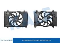 FAN RADYATOR ACCENT 06-11 ERA DIZEL KLIMALI - KALE 348520