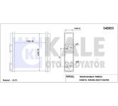 KALORIFER RADYATORU MEKANIK NISSAN MAXIMA II/P - KALE 346655