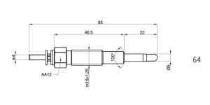Kizdirma Bujisi Y-701j Ford Ranger 2.5 - ET1GERMANY ET035336