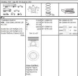 MOTOR PISTON SEGMAN 88,00MM STD 0,20 - GOETZE 8770755STD100G