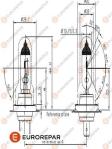 AMPUL H7 12V-55W OPEL TUM MODELLER B. - EUROREPAR 1616431480