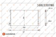 KLIMA RADYATORU OPEL INSIGNIA A BM 97 - EUROREPAR 1682220780