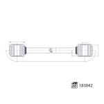 VIRAJ ROTU ARKA MERCEDES W907 SPRINTER - FEBI 183042