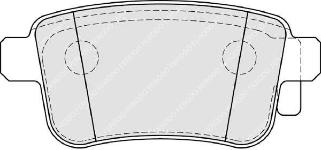 FREN BALATASI ARKA DISK RENAULT KANGOO III - FERODO FDB4186W