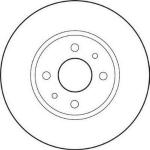 ON FREN DISK AYNASI DOBLO LINEA BRAVO PANDA  - FERODO DDF762