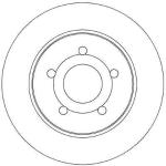 ARKA FREN DISK AYNASI FOCUS II 04/- FOCUS I - FERODO DDF1226