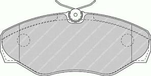 FREN BALATASI ON RENAULT TRAFIC II VIVARO 1 - FERODO FVR1515