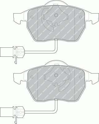 ON FREN BALATASI A4 A6 1.8T 1.9TDI 95- PASS - FERODO FDB1323