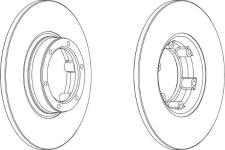 ON FREN AYNASI DISKI R12 TOROS - FERODO DDF016