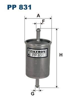 YAKIT FILTRESI FIAT TUM MODELLER 1.4-.1.6 00 - FILTRON PP831