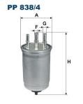 MAZOT FILTRESI MONDEO III 2.0TDCI/2.2TDC  - FILTRON PP 838/4