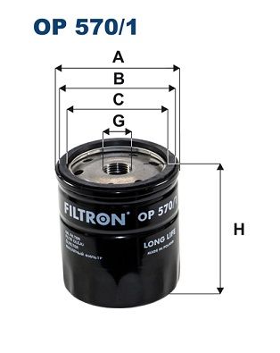 YAG FILTRESI ASTRA G 98-05 -ASTRA H-COMBO  - FILTRON OP570.1