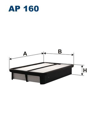 HAVA FILTRESI TOYOTA COROLLA VIII E11 1.6 I  - FILTRON AP160