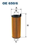 Yag Filtresi A4 A5 A6 A8 Q5 Q7 Touareg Phaeton Porsche Cayen - FILTRON OE650.6