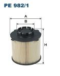 Yakit Filtresi Astra J 10 İnsignia 08 Meriva B 10 Zafira C 1 - FILTRON PE982.1