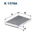 POLEN FILTRESI A4/A5/A6/Q5/Q7 15- KARBONLU - FILTRON K1378A