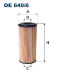 YAG FILTRESI MERCEDES OM640 W168 W245 VANE - FILTRON OE640.6
