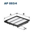 HAVA FILTRESI FIAT FREEMONT 2.0 DS 170HP 0 - FILTRON AP093.4