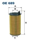 YAG FILTRESI FIAT JEEP/CHRYSLER 2.8 04- 6803 - FILTRON OE689