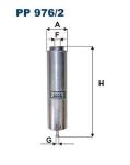 YAKIT FILTRESI BMW E81 E82 E87 E88 E90 E46 - FILTRON PP976.2