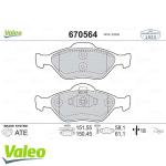 FREN BALATASI ON TAM T2K021 FSTL ABSLI/YS61 2 - VALEO 670564
