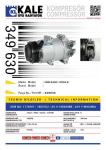 KLIMA KOMPRESORU FORD B-MAX / FOCUS III TDCI [ - KALE 349630