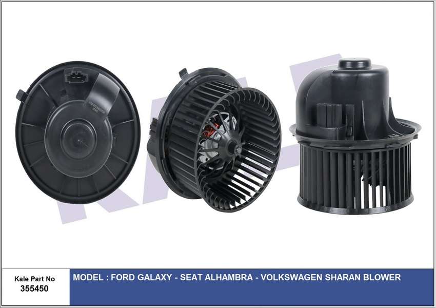 KALORIFER MOTORU BLOWER FORD GALAXY. SEAT ALHA - KALE 355450