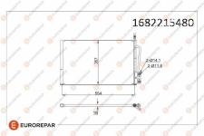 KLIMA RADYATORU 1.4 BENZINLI/DIZEL FO - EUROREPAR 1682215480