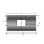 KLIMA RADYATORU KONDENSERI FORD TRANSIT V34 - ORIS CFR111016