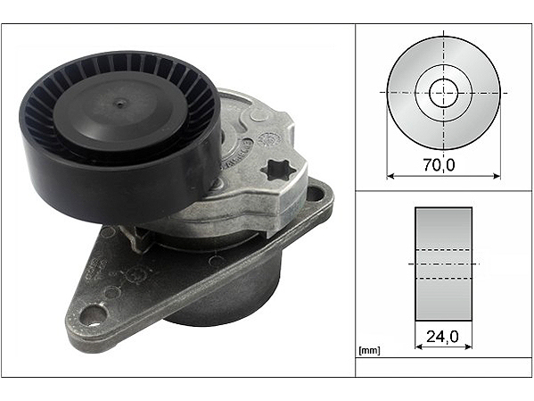 V KAYIS GERGI RULMANI 31251250 FORD C70/S40/ - INA 534010310