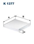 POLEN FILTRESI KARBONSUZ/8C16 A1A/A2A/6C11 A - FILTRON K1377