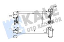 TURBO RADYATORU INTERCOOLER FORD C-MAX II 11 - - KALE 375615