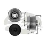 ALTERNATOR KASNAGI RULMANLI CLIO II KANGO ME - GATES OAP7043