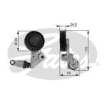 ALTERNATOR GERGI RULMANI KUTUKLU ASTRA F-G 2. - GATES T38239