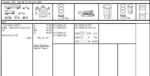 MOTOR SEGMANI DUCATO 2.3JTD 88.60MM/0.60  - GOETZE 61380080G
