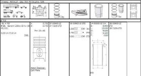 Motor Kit 75,80mm Std Renault Megane - GOETZE 8871836STD000G
