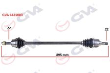 Komple Aks Sag Palio 1.2-1.4-1.6 16v Aks Lale  - GVA 4421003