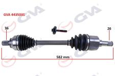 On Aks Komple Sol Focus İi-cmax 1.6 Tdci 03-08 Volvo S40 1.6 - GVA 4435031