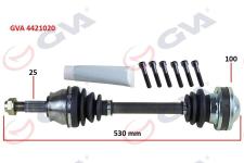 KOMPLE AKS SAG PALIO-ALBEA 1.3 MTJ 03-07 530mm - GVA 4421020