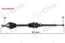 Komple Aks Sag Partner-berlingo 96-08 1.9d 872mm - GVA 4445120